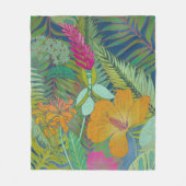 Tropische Tapesteuer II Fleecedecke (Vorderseite)