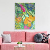 Tropische Tapesteuer II Leinwanddruck (Insitu (Wohnzimmer))