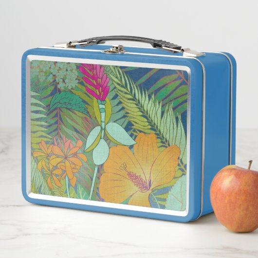 Tropische Tapesteuer II Metall Lunch Box (Beispiel)