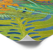 Tropische Tapesteuer II Poster (Ecke)