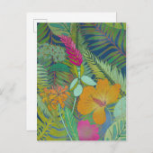 Tropische Tapesteuer II Postkarte (Vorne/Hinten)
