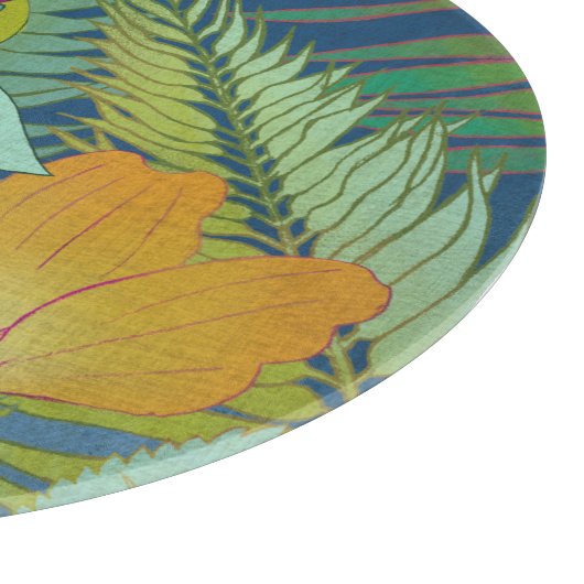 Tropische Tapesteuer II Schneidebrett (Ecke)