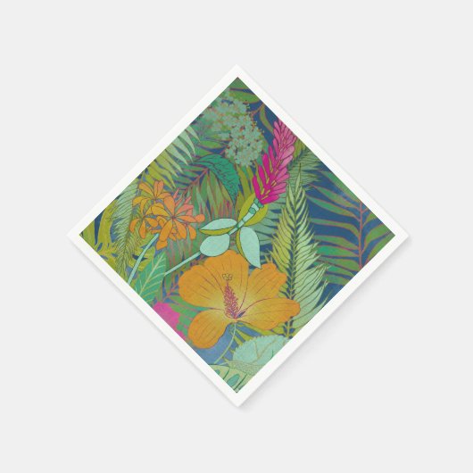 Tropische Tapesteuer II Serviette (Ecke)