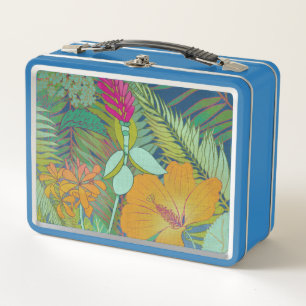 Tropische Tapisserie II Metall Lunch Box