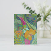 Tropische Tapisserie II Postkarte (Stehend Vorderseite)