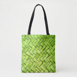 Tropische Tasche des Green Weave Design