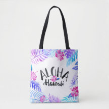 Tropische | Taschen-Tasche Watercolor-Aloha