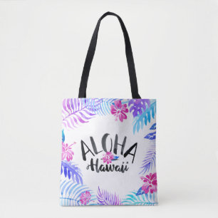 Tropische Taschen-Tasche Watercolor-Aloha Tasche