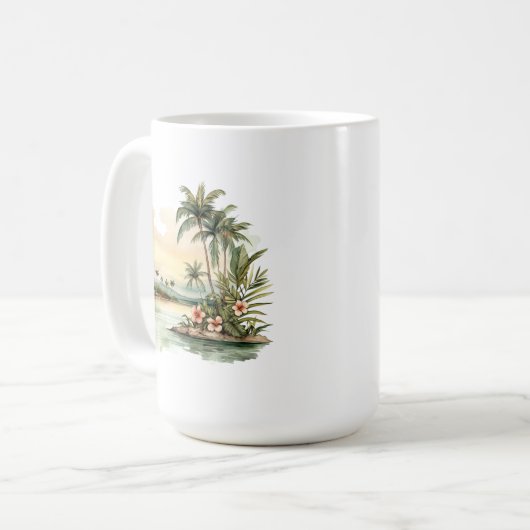 Tropische Tasse (Vorderseite Links)