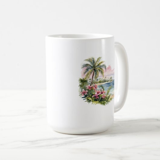 Tropische Tasse (VorderseiteRechts)