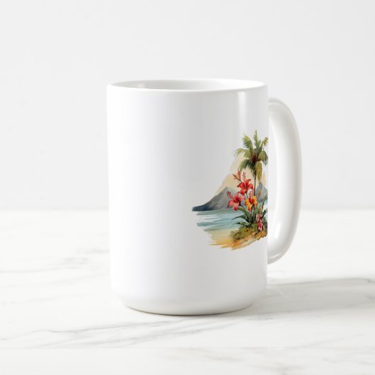 Tropische Tasse (VorderseiteRechts)