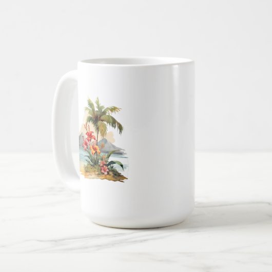 Tropische Tasse (Vorderseite Links)