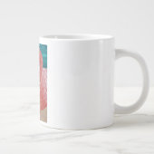 Tropische Tasse am Strand pink Flamingo (Rechts)