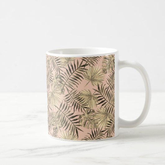 Tropische Tasse aus Palmenblättern (Rechts)