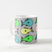 Tropische Tasse für Kaffee (Vorderseite Links)