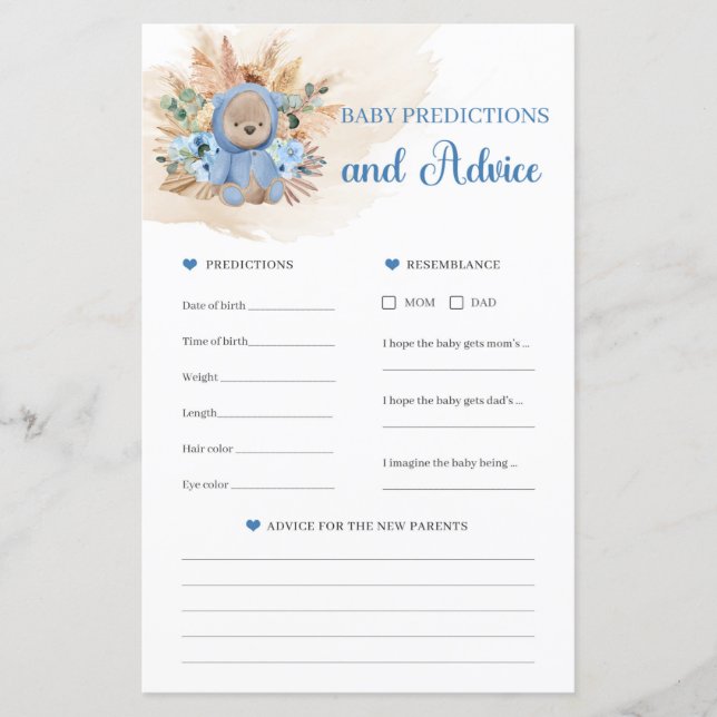 Tropische Teddy Bär Kindervoraussagen und Ratschlä (Vorderseite)