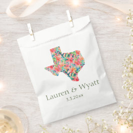 Tropische Texas Hochzeiten Personalisierte Namen u Geschenktütchen