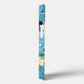 Tropische Textur mit Toucans und Hummingvögeln Case-Mate iPhone Hülle (Rückseite / Rechts)