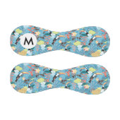 Tropische Textur mit Tukanen und Hummingvögeln Baseball (Paneele)