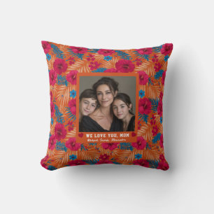 Tropische Textur Mutter Mama  Garteninspiration Kissen