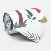 Tropische Tiere - nahtloser Makahaar und Affe Krawatte (Gerollt)