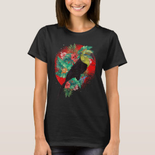 Tropische tierische Blume Regenwaldvögel T-Shirt