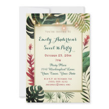 Tropische Tiki mit Lights Sweet 16 Geburtstag