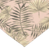 Tropische Tischdecke des Palmblattes (Schrägansicht)