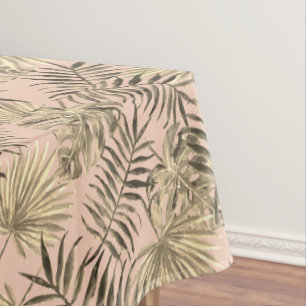 Tropische Tischdecke des Palmblattes