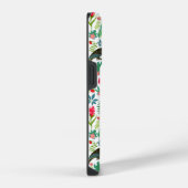 Tropische Toskana und Blume Muster iPhone Hülle (Rechte Seite)