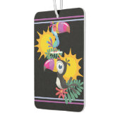Tropische Toucans doppelseitig Autolufterfrischer (Links)