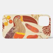 Tropische Toucans: Exotisches Nahtloses Design Case-Mate iPhone Hülle (Rückseite (Horizontal))