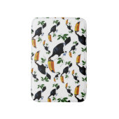 Tropische Toucans - spielerischer Dschungel Badematte (Vorderseite Vertikal)