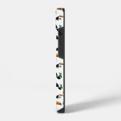 Tropische Toucans - spielerischer Dschungel iPhone Hülle (Linke Seite)