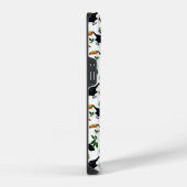Tropische Toucans - spielerischer Dschungel iPhone Hülle (Rechte Seite)