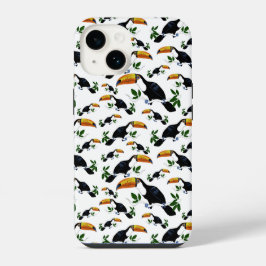 Tropische Toucans - spielerischer Dschungel iPhone 14 Hülle