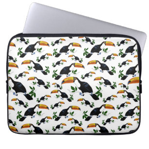 Tropische Toucans - spielerischer Dschungel Laptopschutzhülle