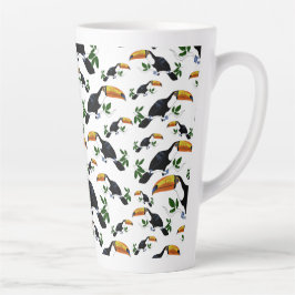 Tropische Toucans - spielerischer Dschungel Milchtasse