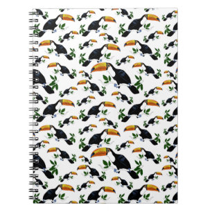 Tropische Toucans - spielerischer Dschungel Notizblock