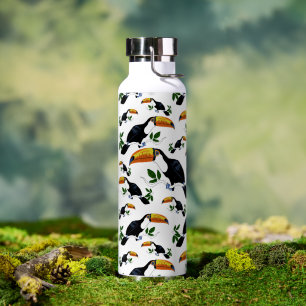 Tropische Toucans - spielerischer Dschungel Trinkflasche