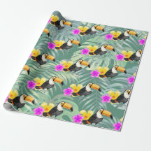 Tropische Touch Design Wrapping Paper Roll