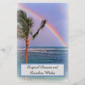 Tropische Träume Briefpapier (Vorderseite)