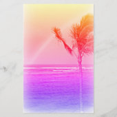 Tropische Träume Briefpapier (Rückseite)