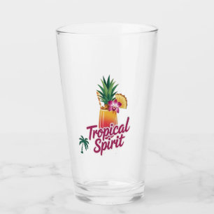Tropische Träume Glas