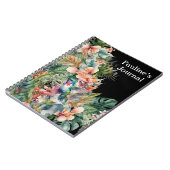 Tropische Tropen für personalisierte Zeitschriften Notizblock (Linke Seite)