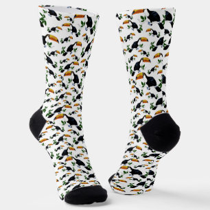Tropische Tukane - Spielhafte Jungle Socken