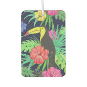 Tropische Tukane und Blätter Regenwald Autolufterfrischer (Vorderseite)