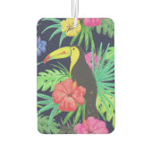 Tropische Tukane und Blätter Regenwald Autolufterfrischer (Rückseite)