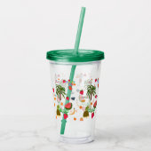 tropische Tumbler Acryltrinkbecher (Rückseite)