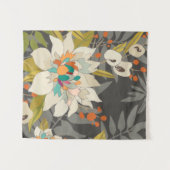 Tropische Twilight-Blume Wandteppich (Vorderseite (Horizontal))